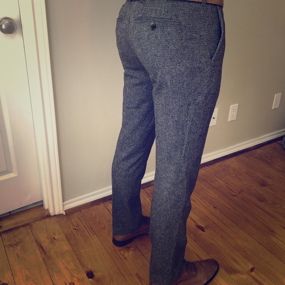 Ted Baker London grey textured pants